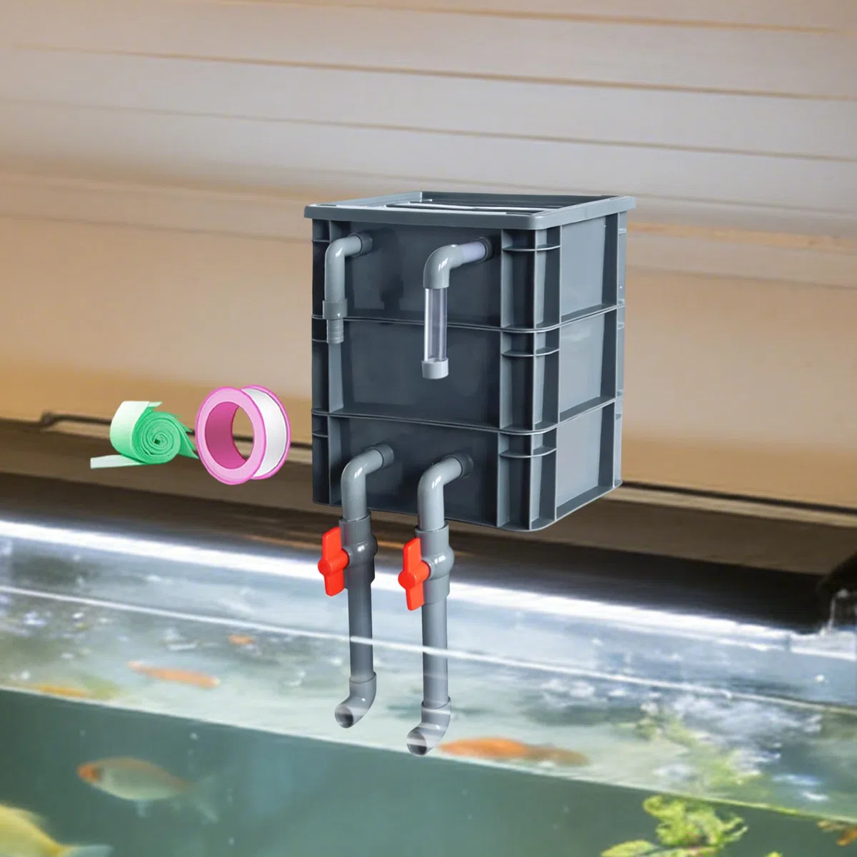 de filtración por para acuario Accesorio de filtración multifuncional