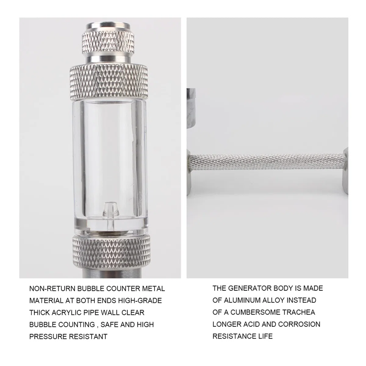 Equipos de soldadura de gas Acuario CO2 Kit de sistema generador Bricolaje Accesorios de acuarios for el difusor de contador de burbujas con válvula solenoide for el crecimiento de las plantas acuátic