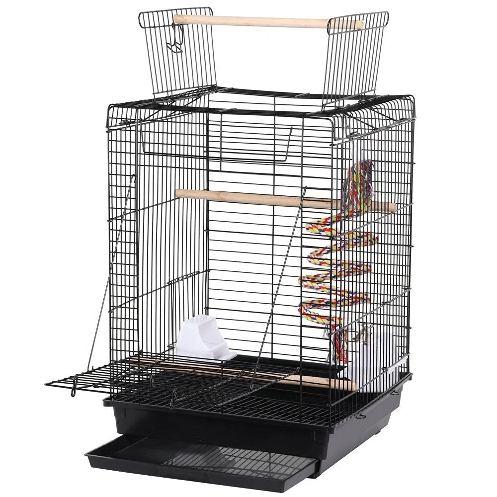 Yaheetech Jaula de Pájaros Jaula para Mascota Jaula Hierro