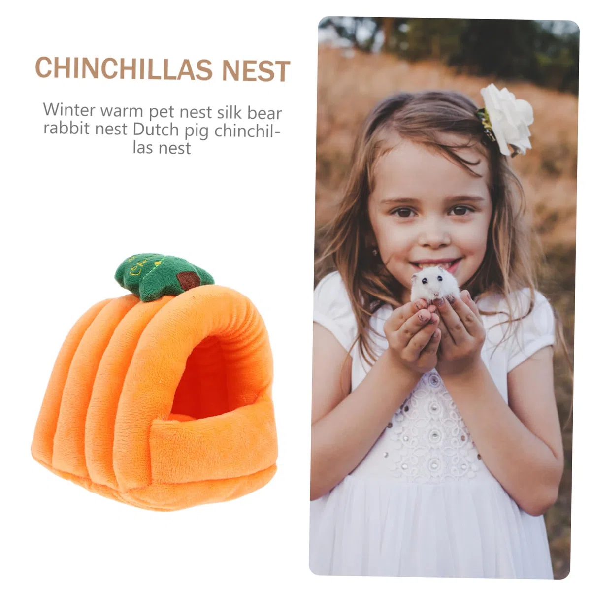 INOOMP 3piezas Cama Térmica para Hamster y Roedores Aislante De Invierno para Chinchillas y Cueva Cálida y
