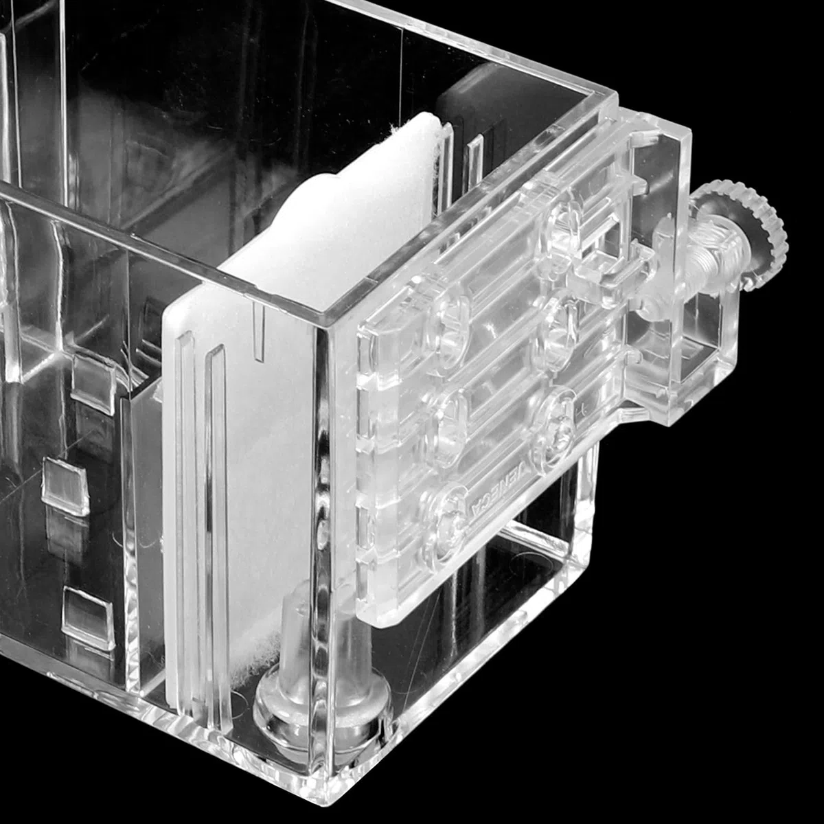 BESTYASH Caja de Filtro Transparente para Acuario con Bomba de Agua, Acrílico Duradero y Diseño Sencillo, Proporciona Oxígeno Abundante y Es Fácil de Usar Hogar