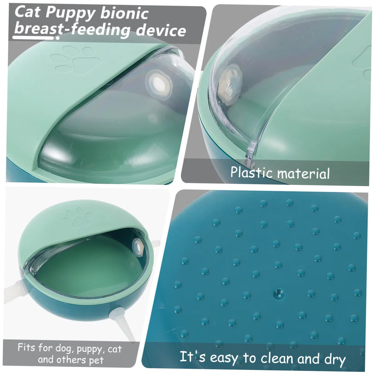 minkissy 3 Dispositivos de Lactancia para Cachorros, alimentador de pezones para Cachorros, comedero de Silicona para, comedero para Perros, alimentador de Leche para Gatitos,