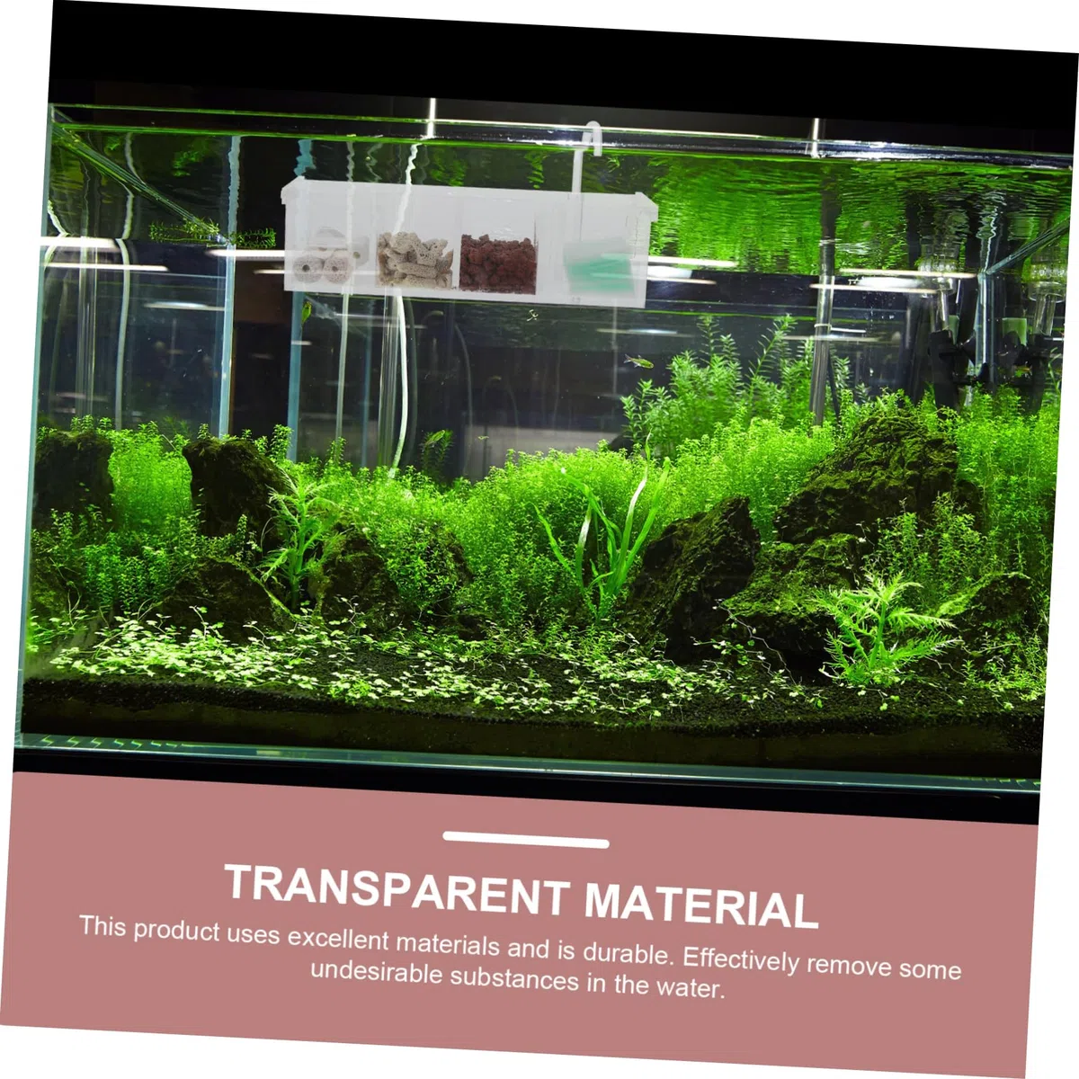 Milisten Caja De Filtro Acuario Multifuncional Seguro Ciclo Ecológico Fácil Instalacion