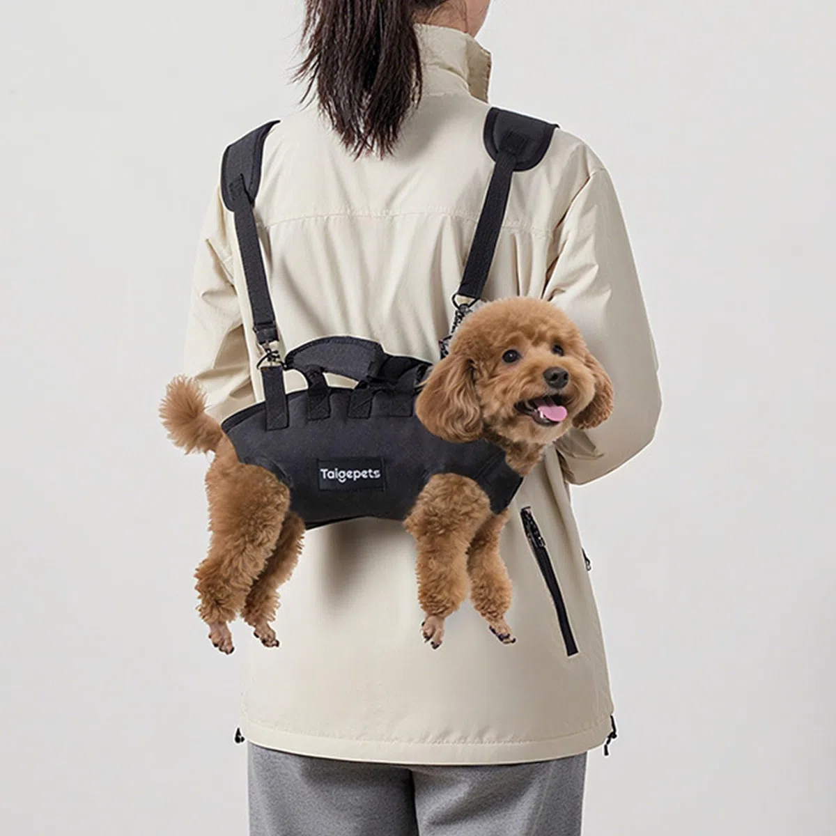 Bolsa de transporte para perros y gatos, mochila de hombro portátil, bolsa de viaje para mascotas, al aire libre, bandolera ajustable para mascotas