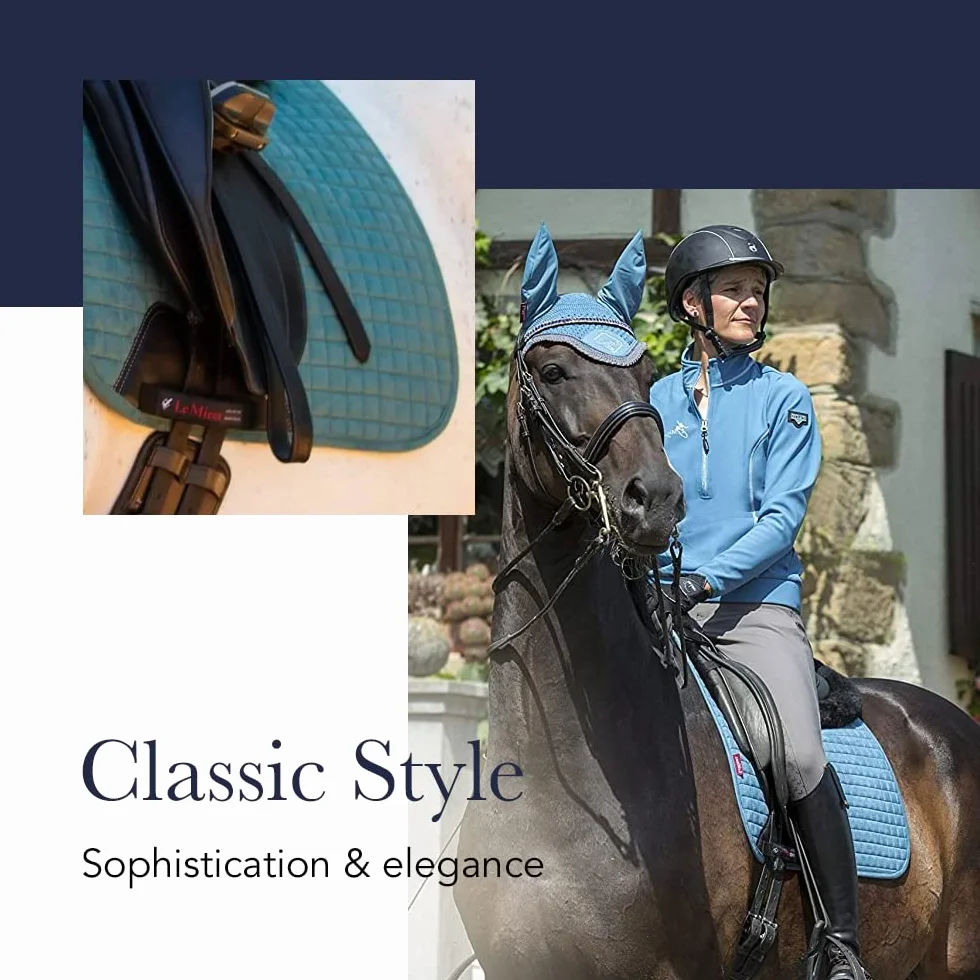 LeMieux Almohadilla de sillín de doma - Almohadillas de sillín inglesas para caballos - Equipo y accesorios de equitación ecuestre