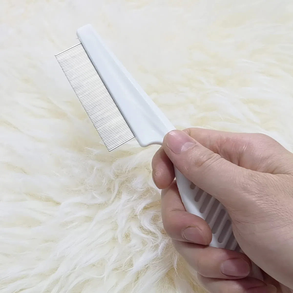 Peine antipulgas para perros y gatos, peine para piojos de mascotas, elimina pulgas y huevos de pulgas, removedor de manchas de lágrimas, peine para desenredar y desenredar la cara y las patas, peine