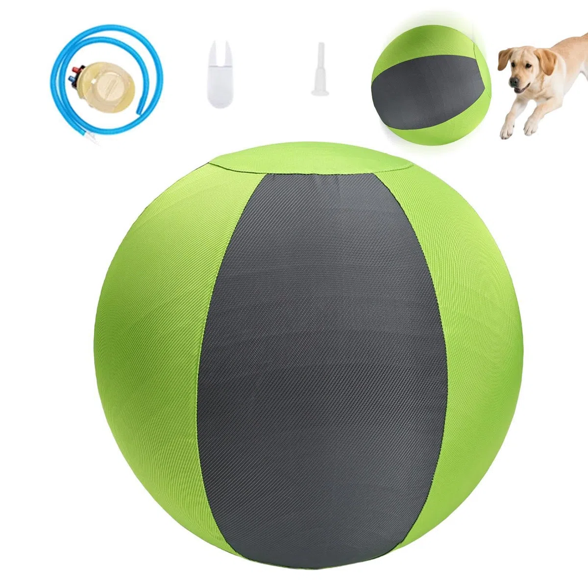 Pelota de pastoreo para perros Mordedor Inflable Cachorros | Pelota gigante de juguete para perros para Padres de Mascotas, Amantes de Animales, Patio, Jardín, Parque, Apartamento,