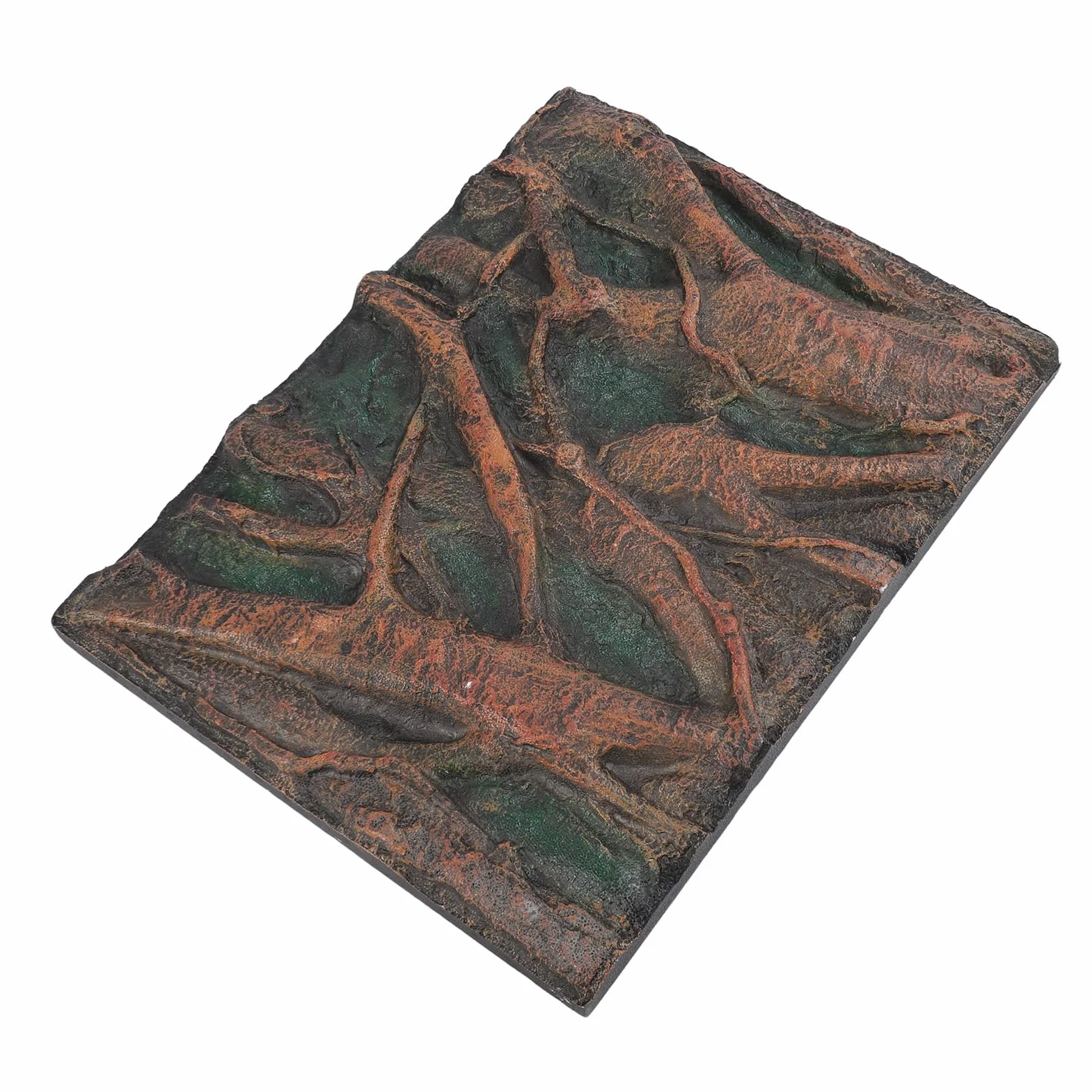 Fondo de Acuario 3D, Material de Espuma, Fondo de Reptil único para Espacios Acuáticos, Acuarios y Terrarios (H)