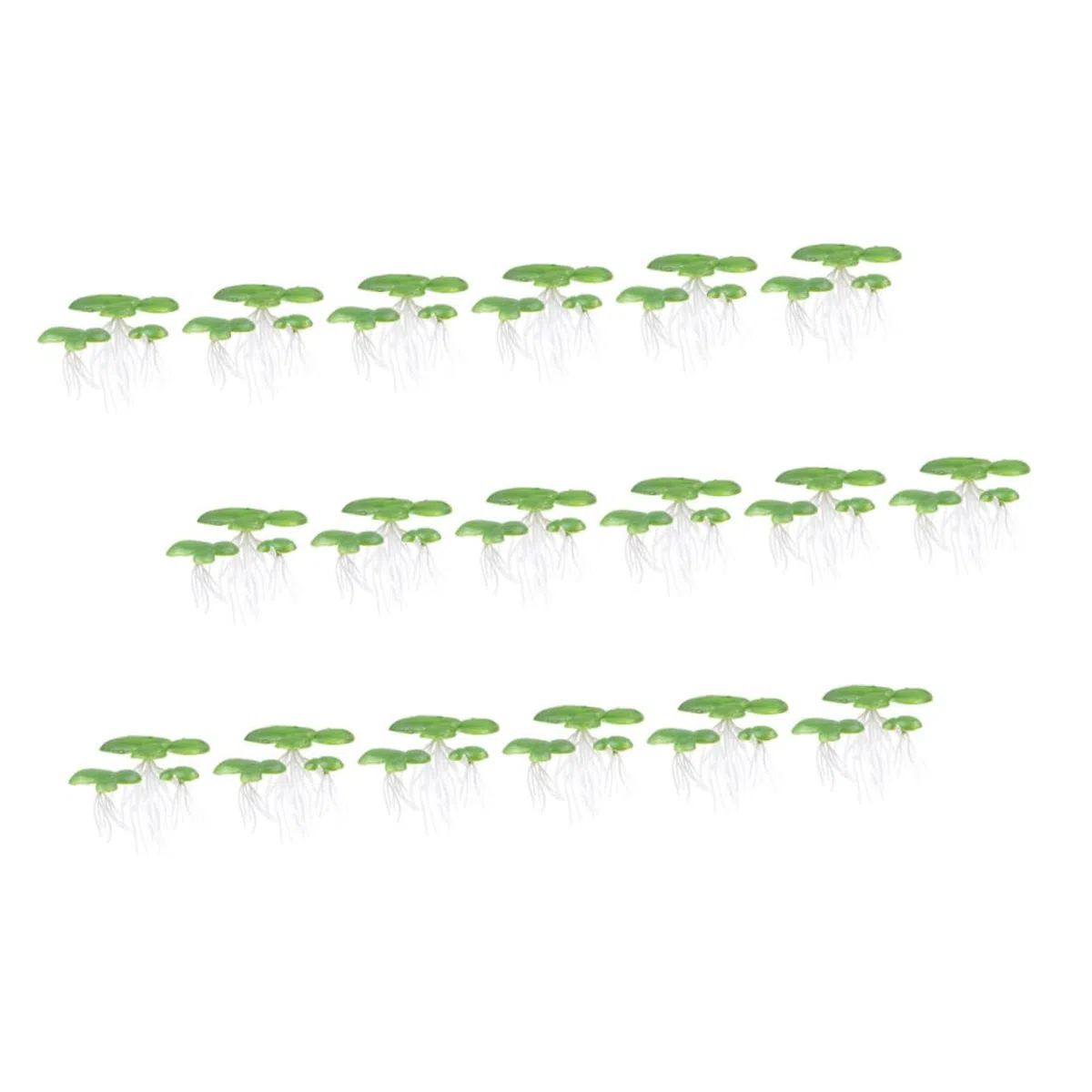 270piezas Plantas Acuáticas Artificiales para Acuarios Decoraciones Flotantes De Lentejas Falsas Ornamentales para Peceras y Tanques De Agua Diseño Natural y Aportan Vitalidad Al
