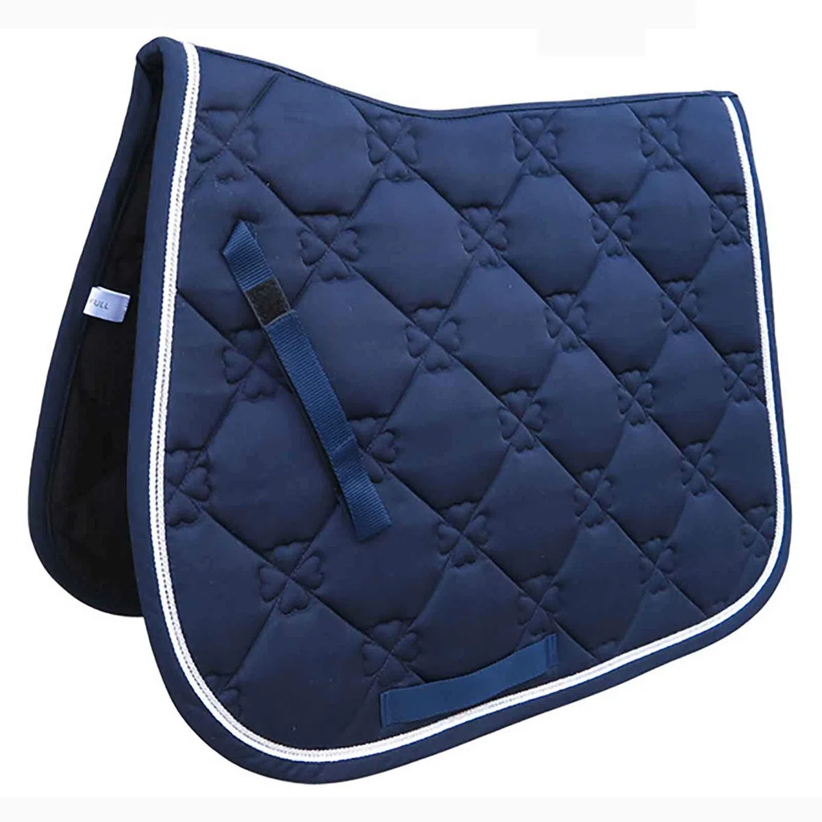 Mantilla para Caballo Gamuza Media Almohadilla Tela de Silla de Montar Silla de Montar Cojín Accesorio de Caballo Equipo de Rendimiento Transpirable Cubierta de Silla de Montar,Azul