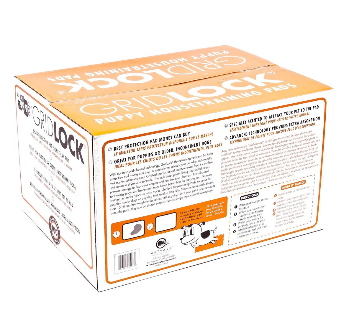 Gridlock Housebreaking - Almohadillas de Entrenamiento para Mascotas, Paquete de 100