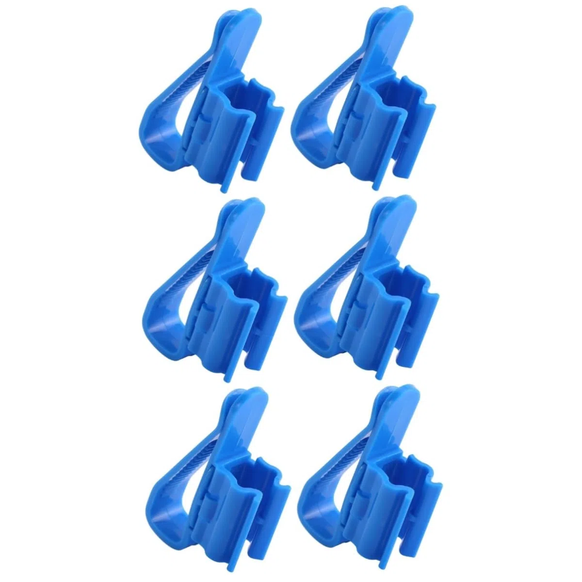 6 piezas Accesorios de acuario Soporte de manguera de agua Soportes de tubería Clip de tubería de agua de acuario co2 Tubería de acuario Clips de tubería de aire Abrazadera de soporte de tubería Acces