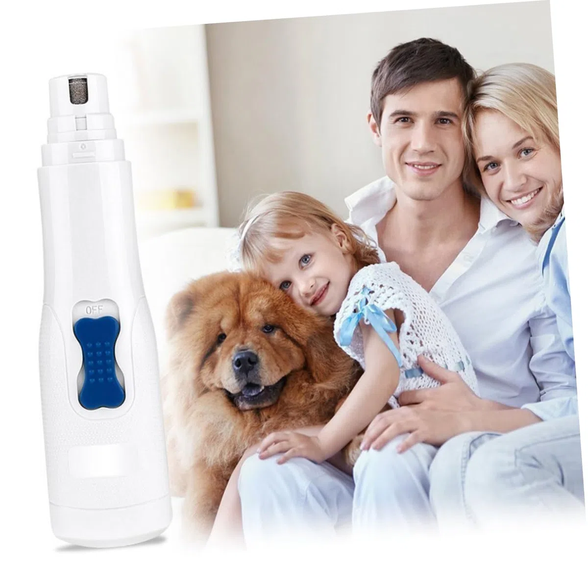 Sosoport 3 Piezas de uñas eléctrico para Mascotas limas de uñas para Perros de Garras de Perro Dog Nail Clippers Corta uñas Gatitos eléctrico para Perros