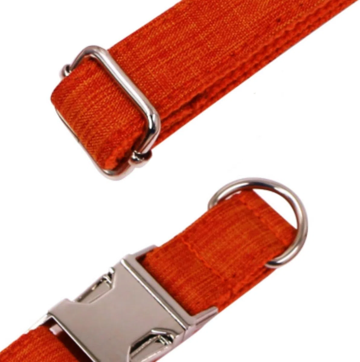 Conjunto de Collar y Correa for Perro. Collares Ajustables con Hebilla Metal for Perros pequeños. Correa Trenzada Resistente(Pink,M)