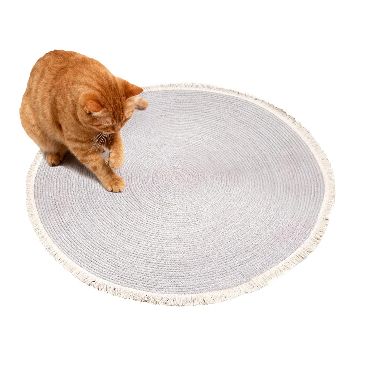 Alfombra rascador para Gatos - Alfombra de Cuerda de algodón | Alfombra Horizontal Lavable con | para salón, Dormitorio, hogar, Sala de Juegos, apartamento o Dormitorio