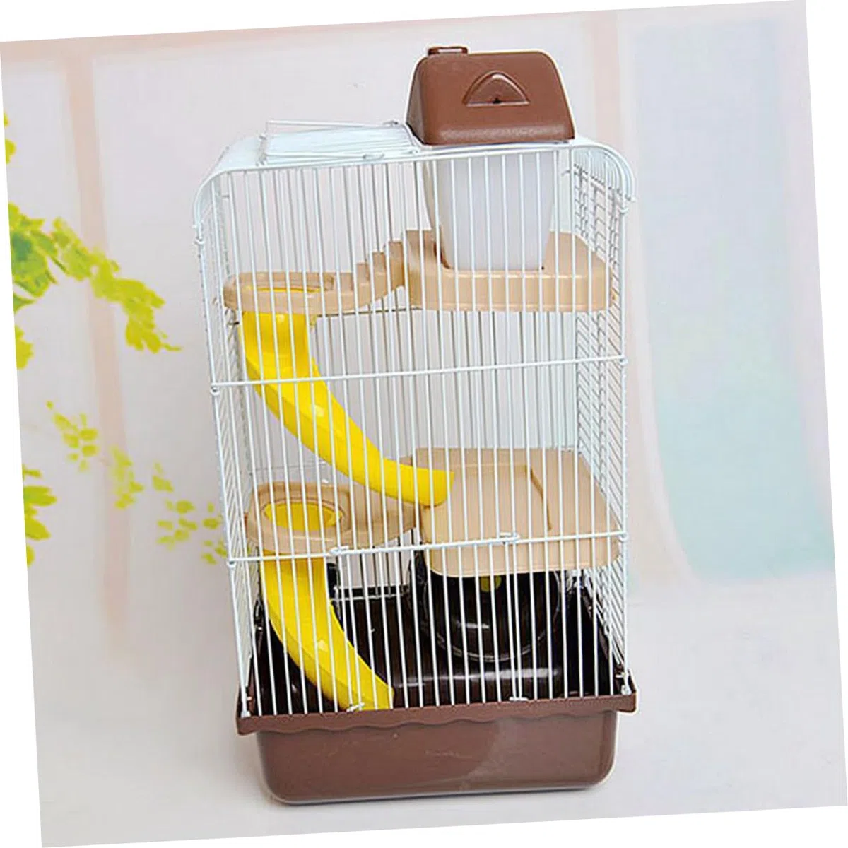 Beaupretty Jaula para Hámster Tipo Villa 3 Niveles Ecológica Duradera Incluye Accesorios