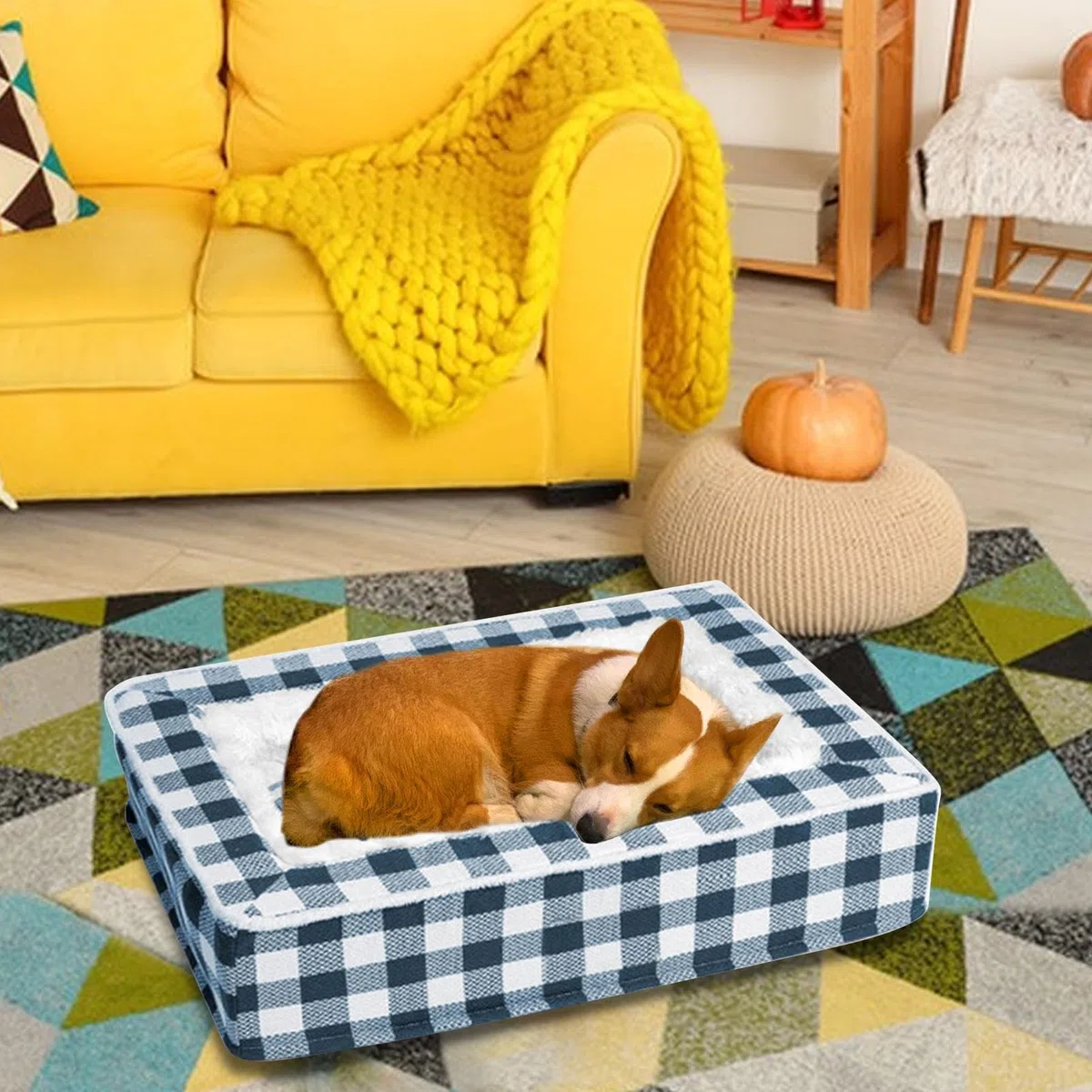 Cama Para Gatos Sofá Suave Para Mascotas Calmante Para Dormir Y Calentar