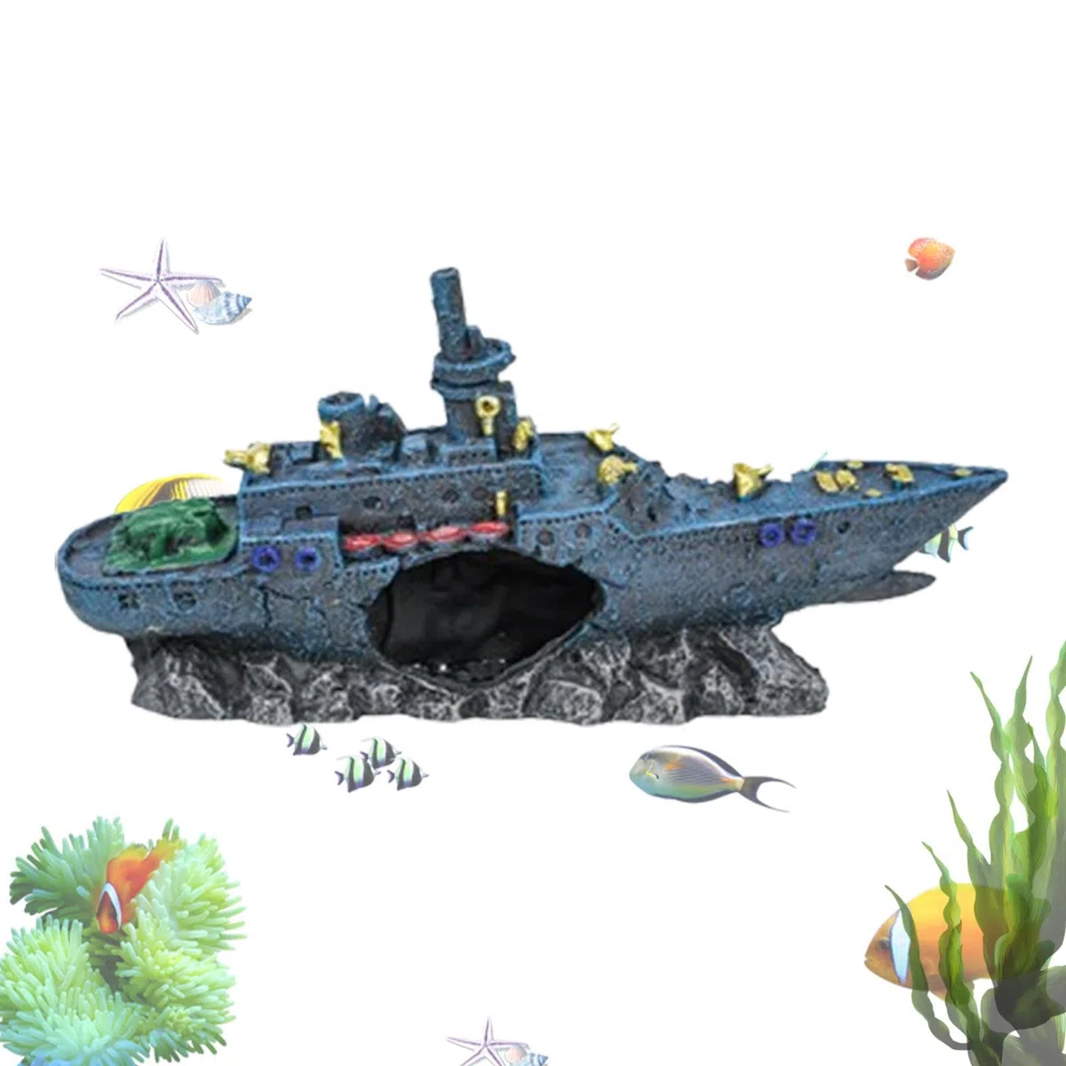 Decoraciones de Acuario de naufragios,Decoraciones de naufragios de