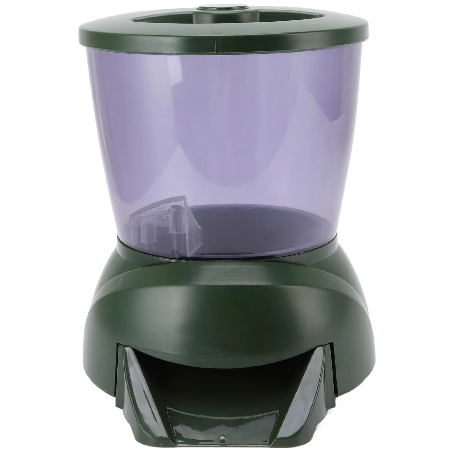 Alimentador Automático de Peces, Pantalla LCD de Gran Capacidad, Dispensador de Alimentos para Estanque para Acuario, Adecuado para Estanque de Peces y Lado del de
