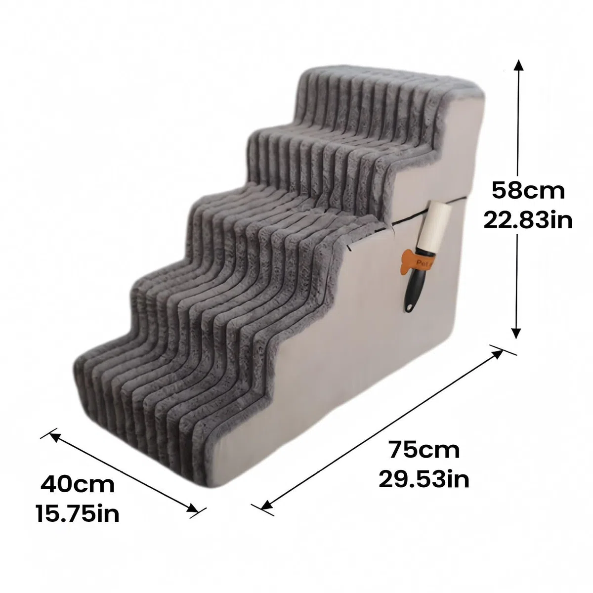 Escalón Canino Escalera Accesorio Lavable y Desmontable de Mascotas | Escaleras Felinas Equilibradas Para Cachorros Gatos Sofás Sillones Apartamentos Balcones
