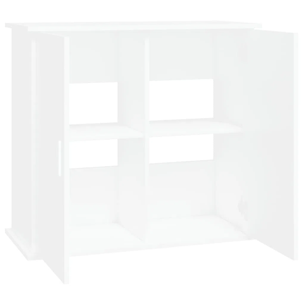 Soporte para Acuario Madera de ingeniería Blanco 81x36x73 cm Peceras Acuario Grande