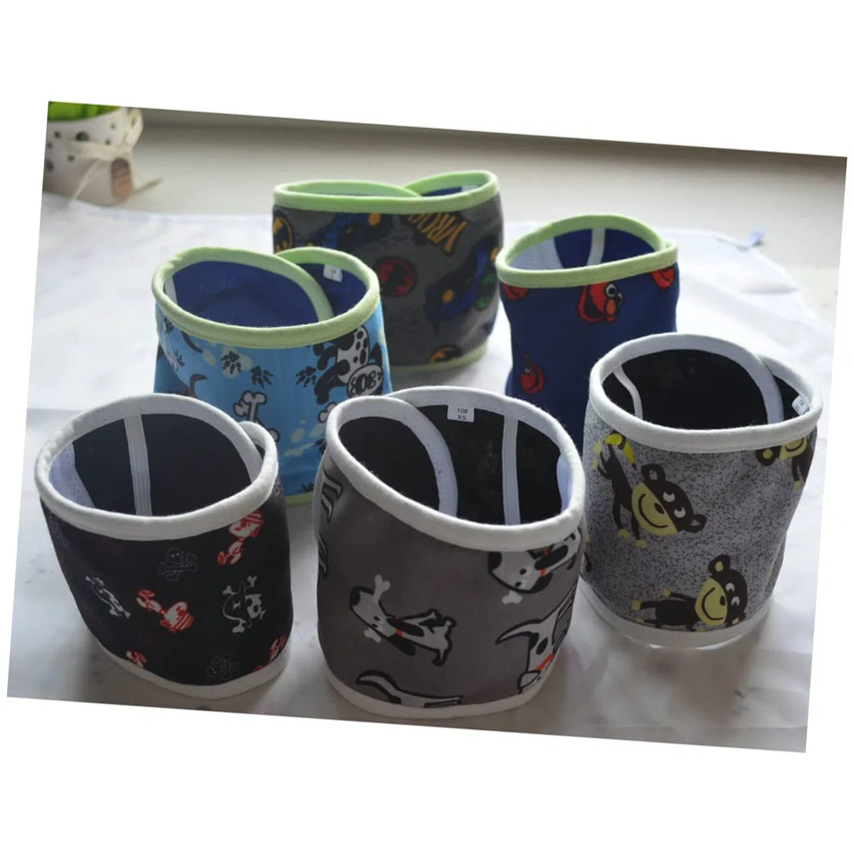 Beaupretty 9 Uds Pañales Pañal para Cachorros Ropa Interior Sanitaria para Perros Disfraz De Mascota Pañal para Perros Hembra Pantalón Físico para Mascotas Pañales Reutilizables para Perros