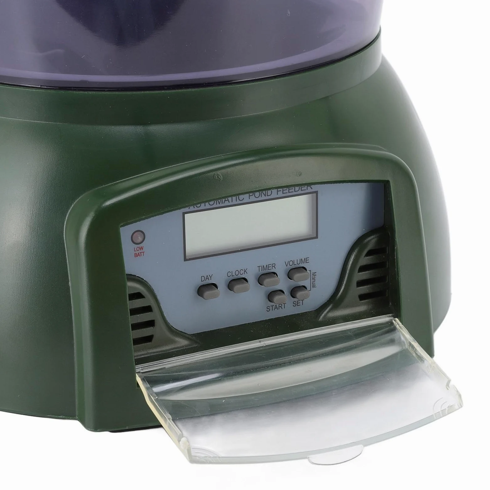 Alimentador Automático de Peces, Dispensador Automático de Alimento para Peces de Gran Capacidad de 4,25l para Estanque de Acuario, Uso Al Aire Libre