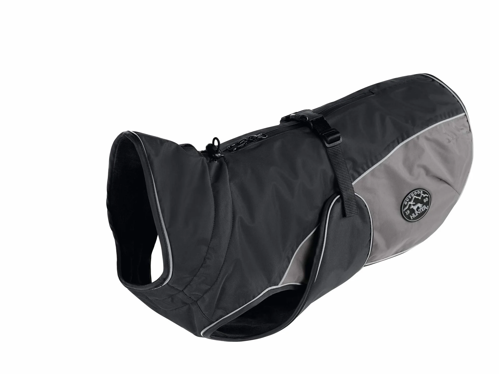 HUNTER - Abrigo para Perro (50 cm), Color Gris y Gris