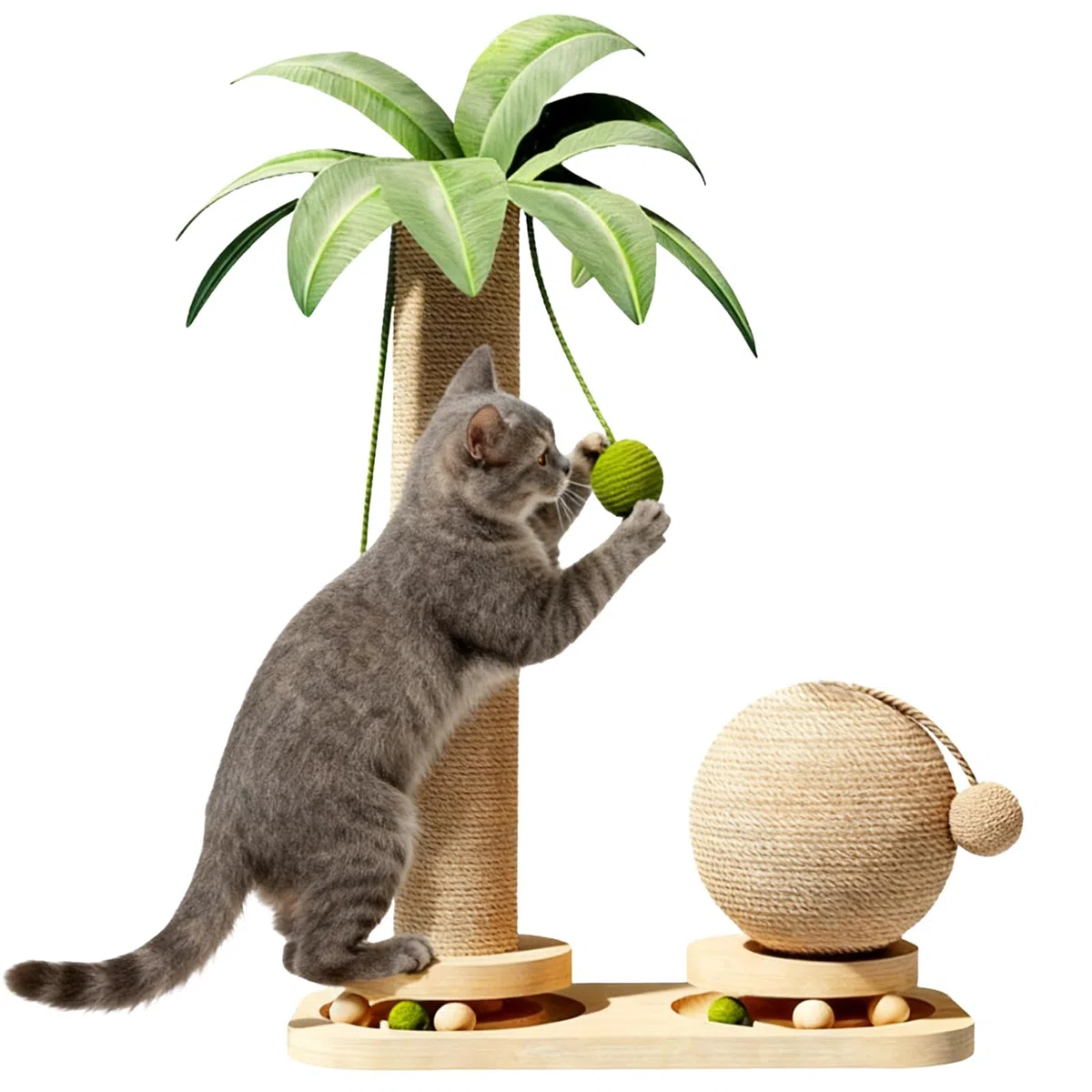 Torre de Escalada para Gatos Juguete de Poste Vertical para Gatitos | Juguete Torre Árbol Gatos Lindo Familia Amigos Amante Juego Cumpleaños Halloween Exterior Hogar Mascota Gatito