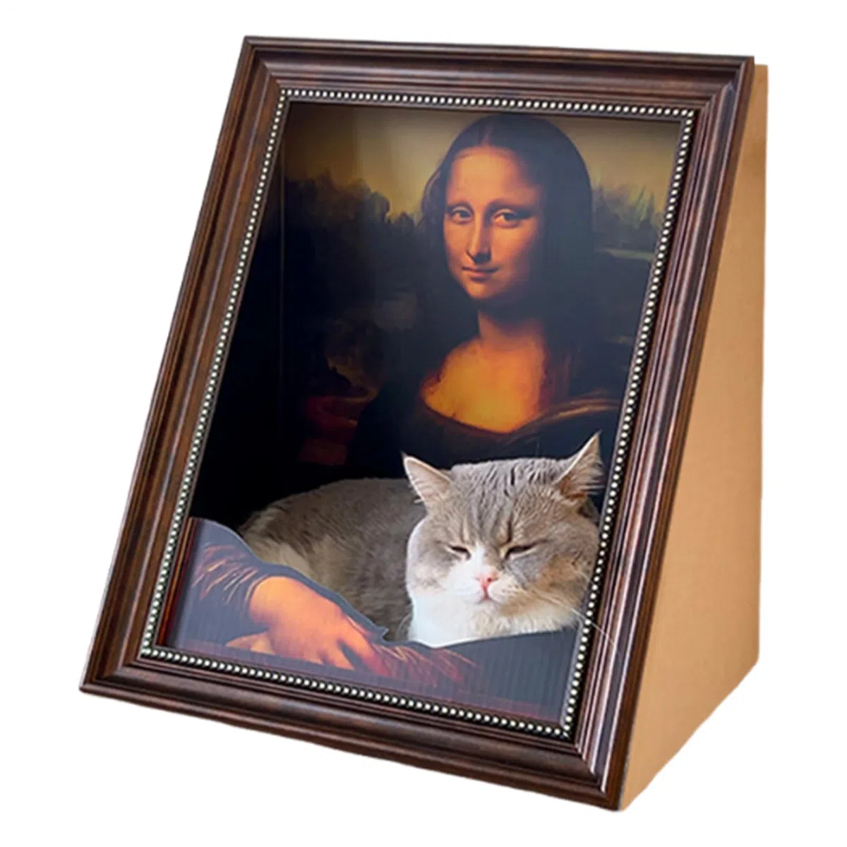 Cama Rascador para Gatos Ergonómico y Resistente al Desgaste | Base De Cartón Ondulado Con Superficie Rascadora para Gatitos y Gatos Adultos en Hogar