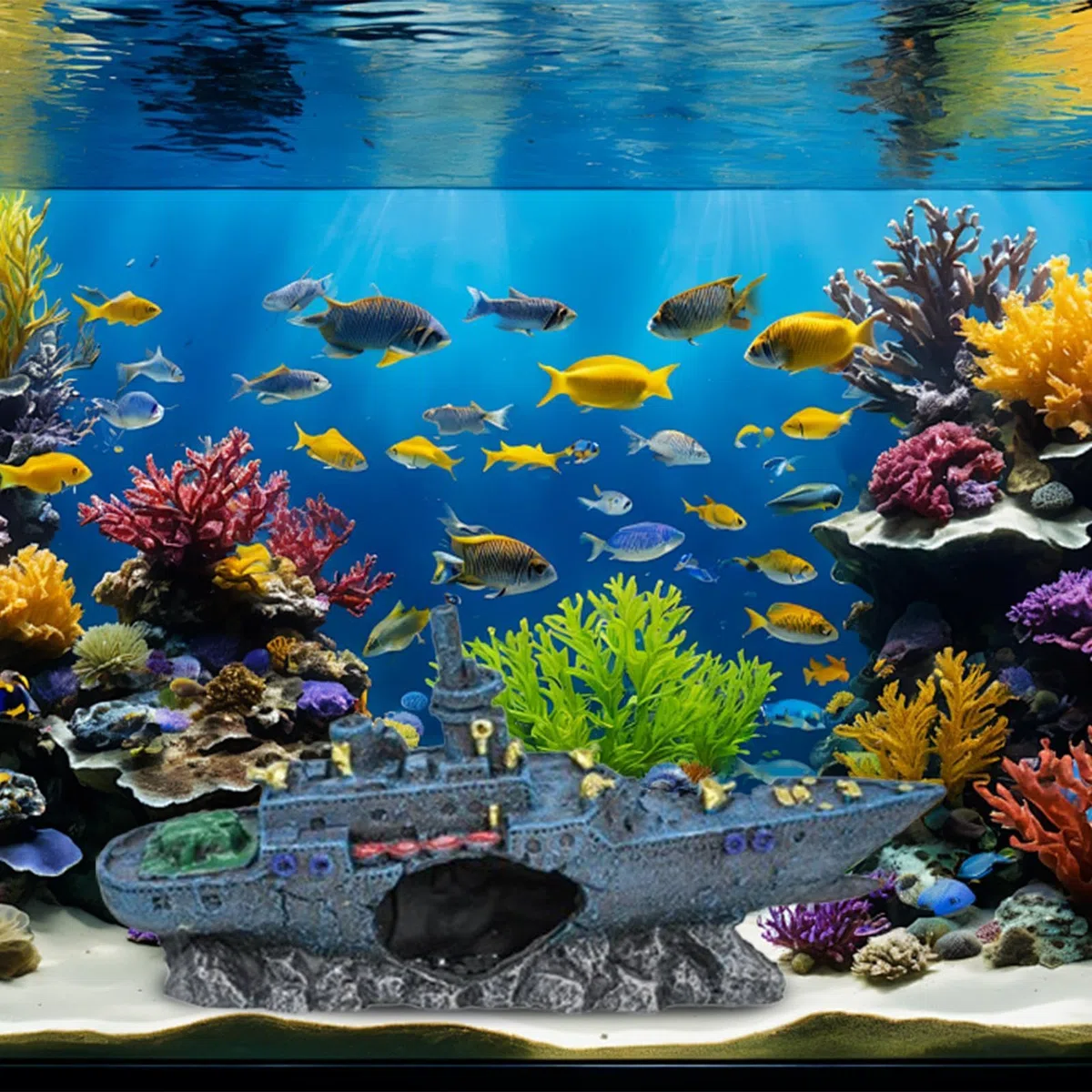 Decoraciones de Acuario de naufragios,Decoraciones de naufragios de