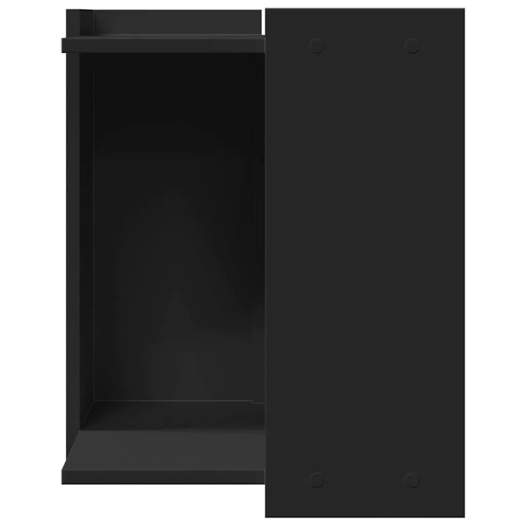 Caja de arena para gatos, 42 x 42 x 51 cm, material de madera