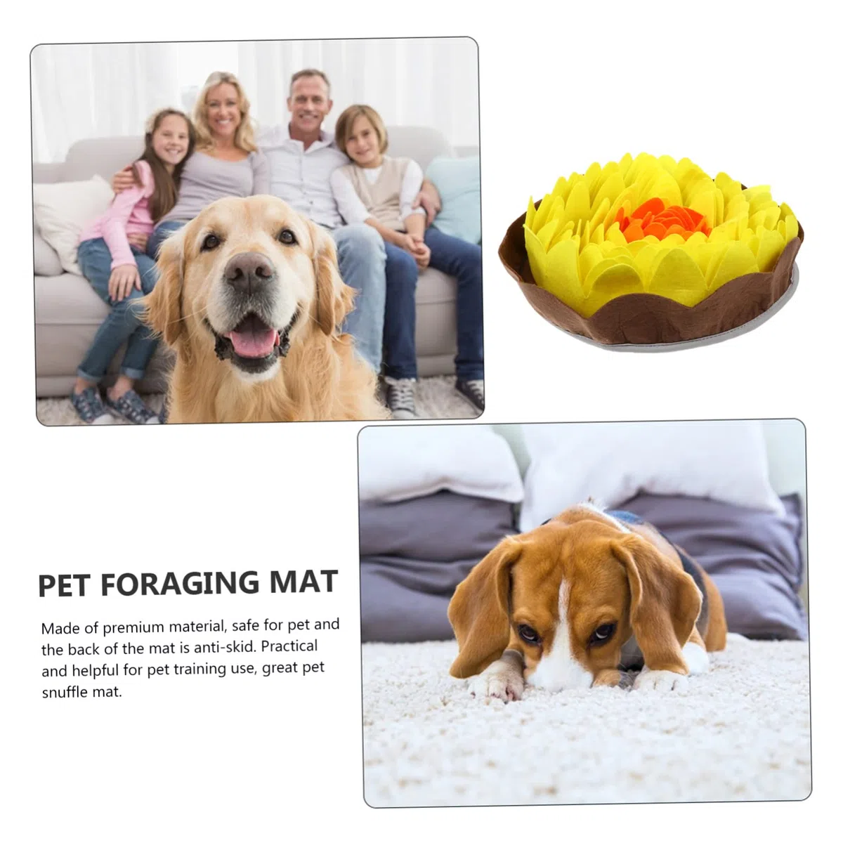 Toddmomy 2piezas Alfombra Olfativa para Perros y Gatos Entrenamiento Interactivo De Forrajeo Mat De Olores para Mascotas Estimula El Olfato Alimentación Lenta Previene La Ansiedad Estrés