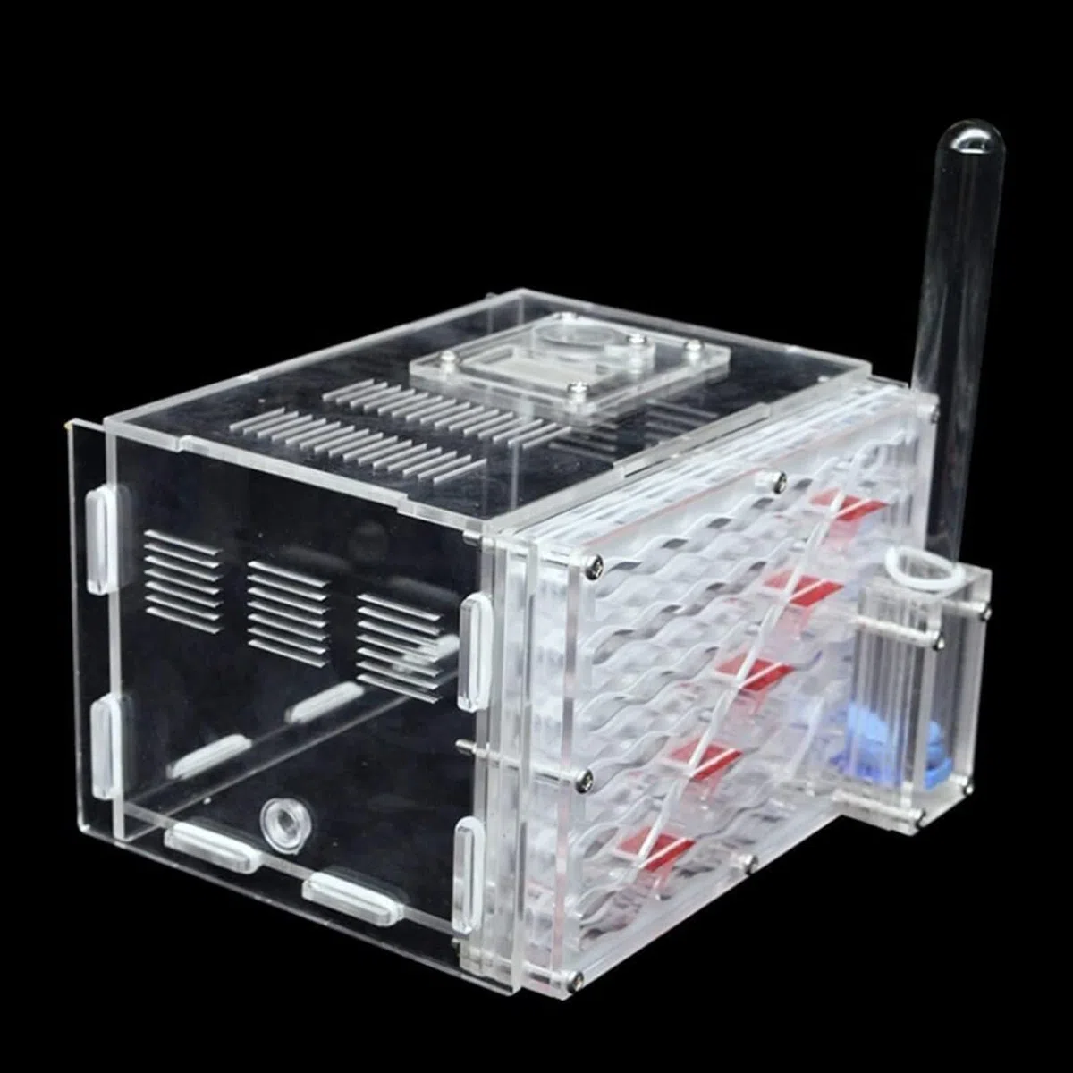 Nido Hormigas Casa Insectos Pet Sistema De Alimentación con Castillo Hormigas Herramienta Rompecabezas Hábitat Granja Zona Hidratación Nidos Kit Hormiguero