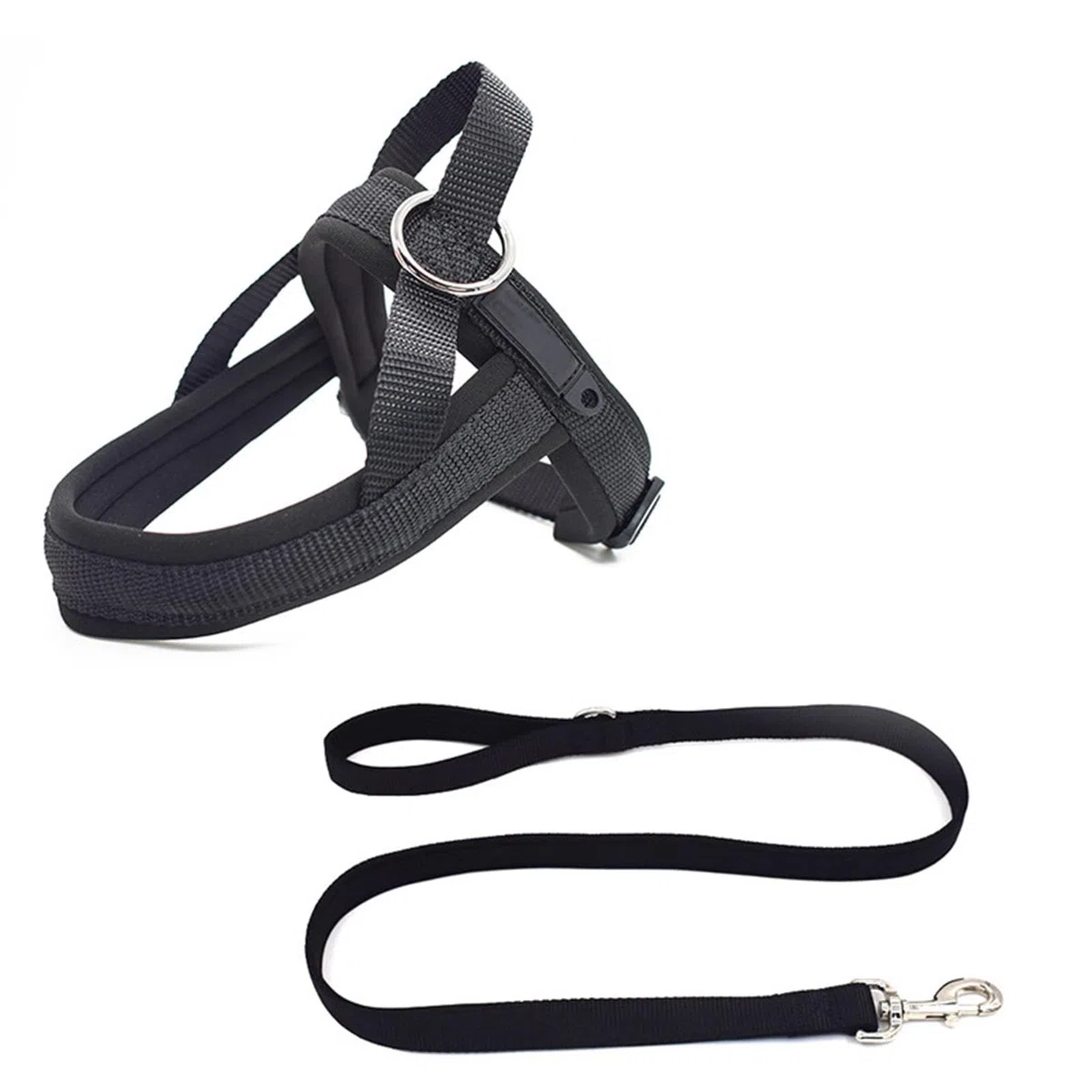 Arnés y Correa para Perros con Hebilla de Seguridad, de Malla Suave, Reflectante, Transpirable, fácil de Llevar, para Perros pequeños, medianos, gatos y Cachorros, B-Xsmall