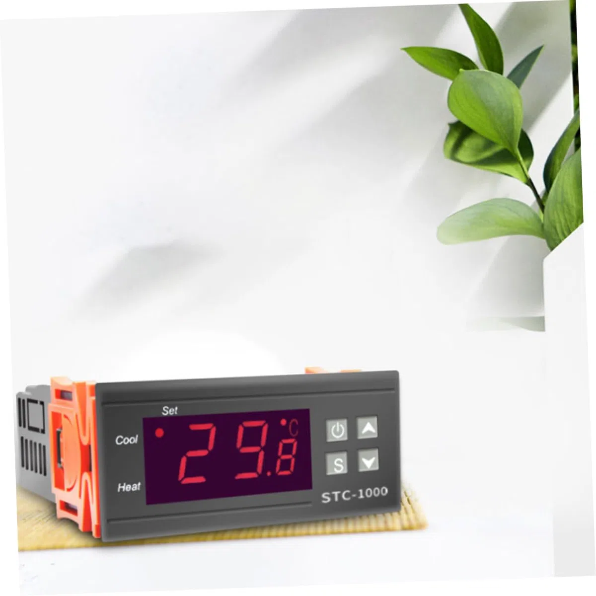 DOITOOL 2 Piezas elegante termostato incubadora pecera controlador de interruptor controladores de interruptores tanque de peces termostato controlador de temperatura del acuario cambiar