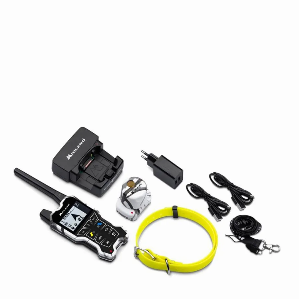 Beeper One GPS - Localizador para Perros - Cobertura hasta 2,5 km - Vibro - Visualización de Distancia y posición |-Mando a Distancia con Pantalla Grande - Localizador acústico