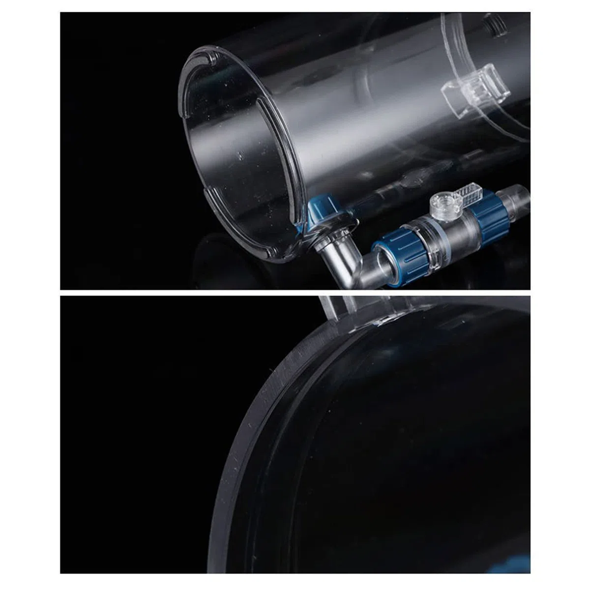Filtro de bidón para acuario externo ultra silencioso con medios gratuitos para acuarios, acuarios, agua dulce, agua de mar, bidón externo para acuarios