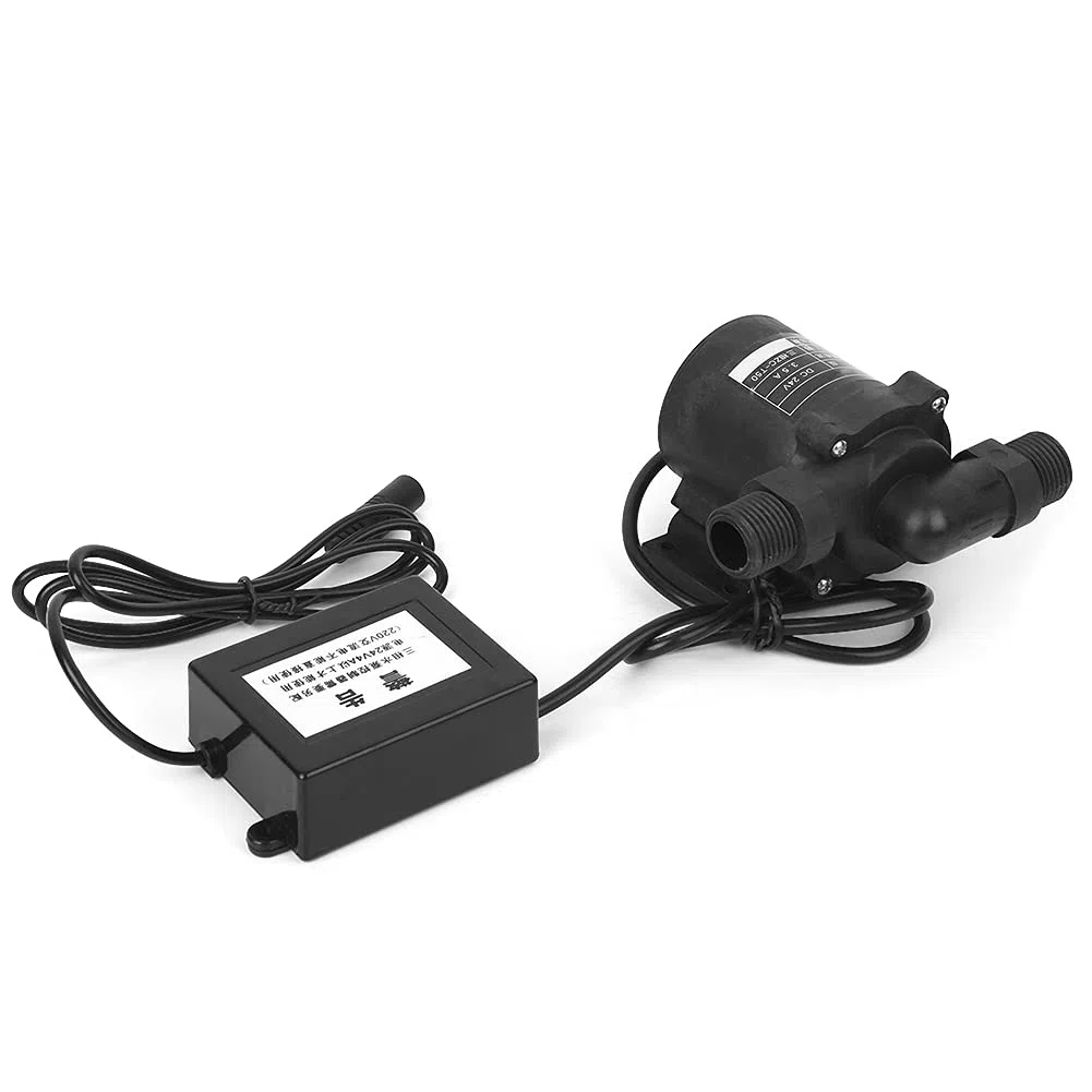 Garosa Bomba de Agua sin Escobillas de 24 V Mini Bomba Sumergible Trifásica IP68 a Prueba de Agua 1750 L H Elevación Plástico de Ingeniería para Fuente de Acuario de Refuerzo Uso Hidropónico