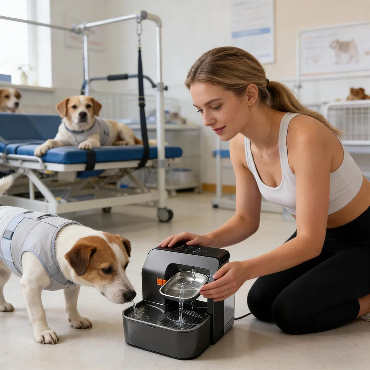 Bebedero Automático para Perros Botella De Agua Silenciosa De 3.2 litros | Fuente Hidratante Portátil para Animales Domésticos Para Cachorros, , Conejos, Interior, Exterior, Jaula y Transportín