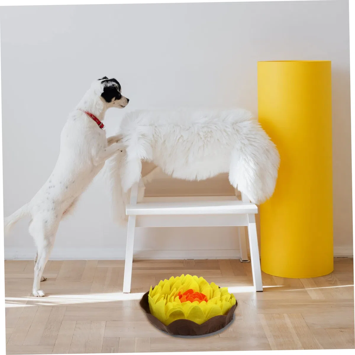 minkissy 2 Alfombrillas para Perros Alfombrilla para Olfatear Cuenco De Entrenamiento para Cachorros Suministros para Mascotas Suaves Y Cómodas