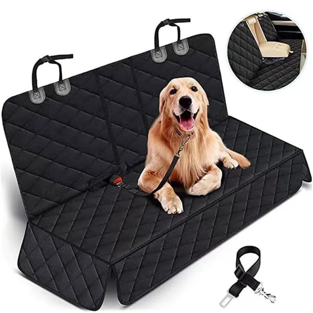 Funda para Asiento De Coche Perros para Buick Enclave Encore Insignia Regal, Prueba De ArañAzos E Impermeable Funda para Asiento Trasero De Coche para Perros