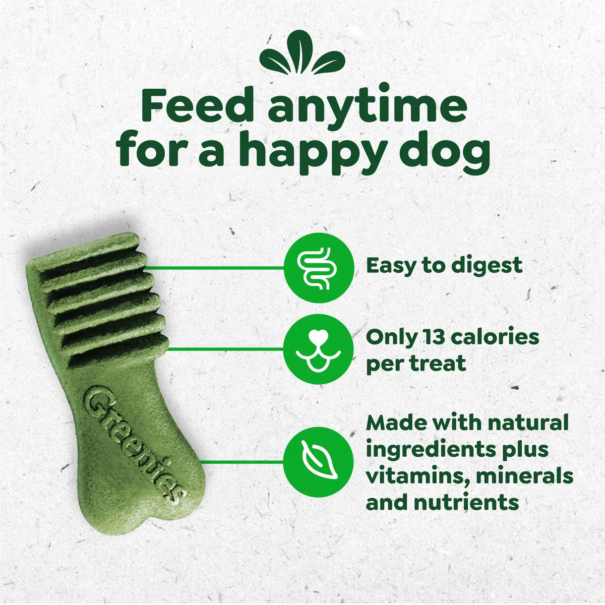 GREENIES Anytime Bites - Golosinas para Perros, Sabor a Menta, Bolsa de 24 onzas