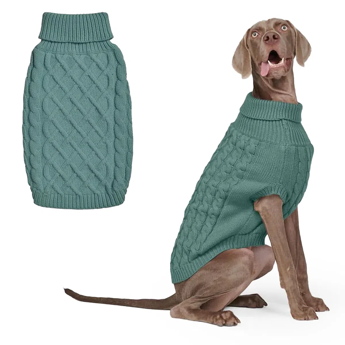 Spark Paws Suéter de punto para perro, suéter de invierno ultrasuave y cálido