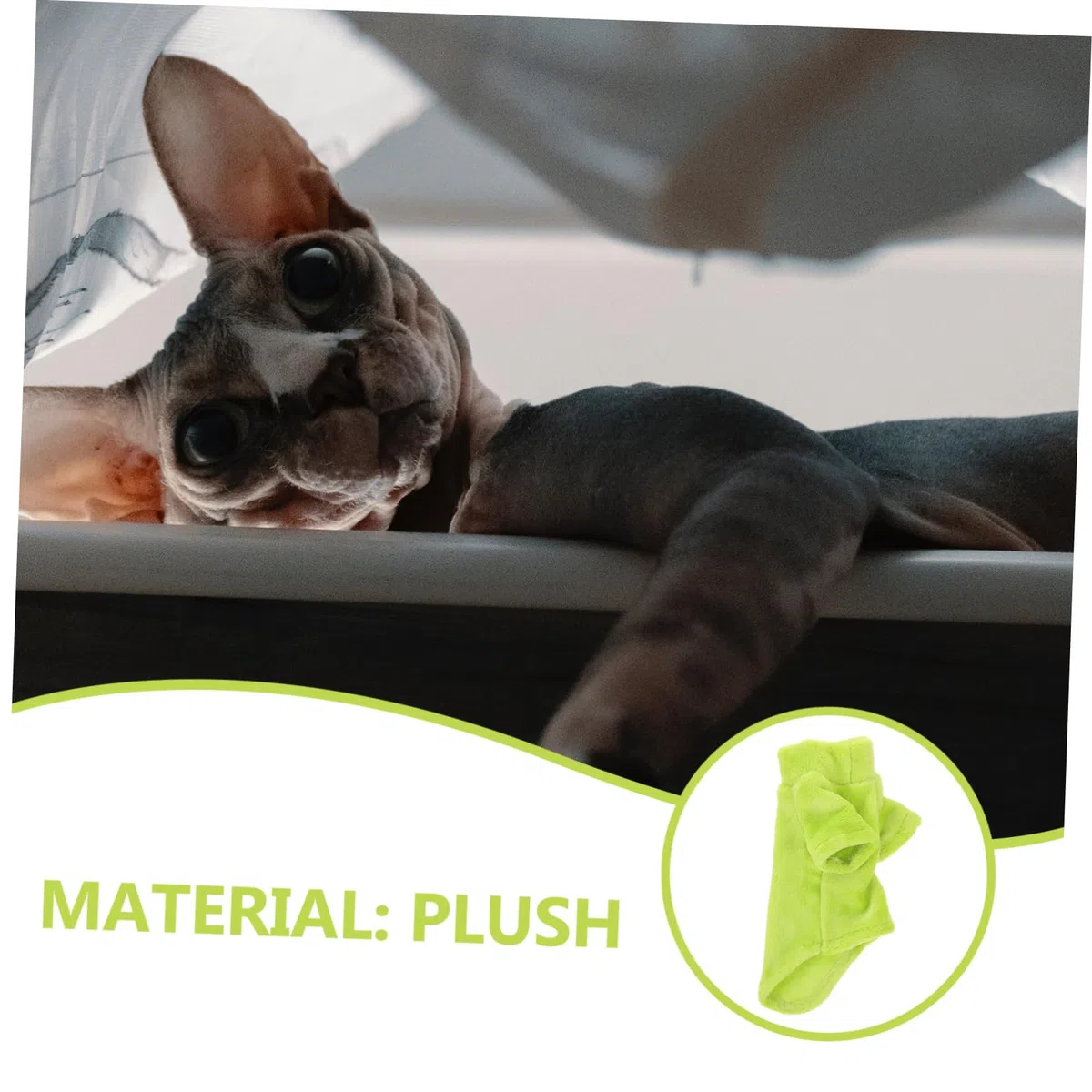 VANZACK 5 Piezas Ropa para Mascotas Ropa De Gato De Peluche Decoración De para Mascotas Ropa Transpirable para Gatos Abrigo De Gato Ropa Térmica para Gatos Terciopelo