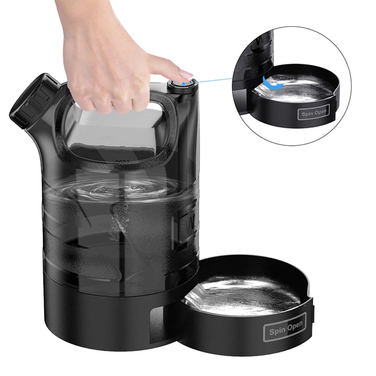 Botella de Agua para Perros Portátil Dispensador de Agua para Mascotas de | Botella de Agua para Perros de Gran Capacidad para Viajes, Aire Libre, Senderismo y Playa