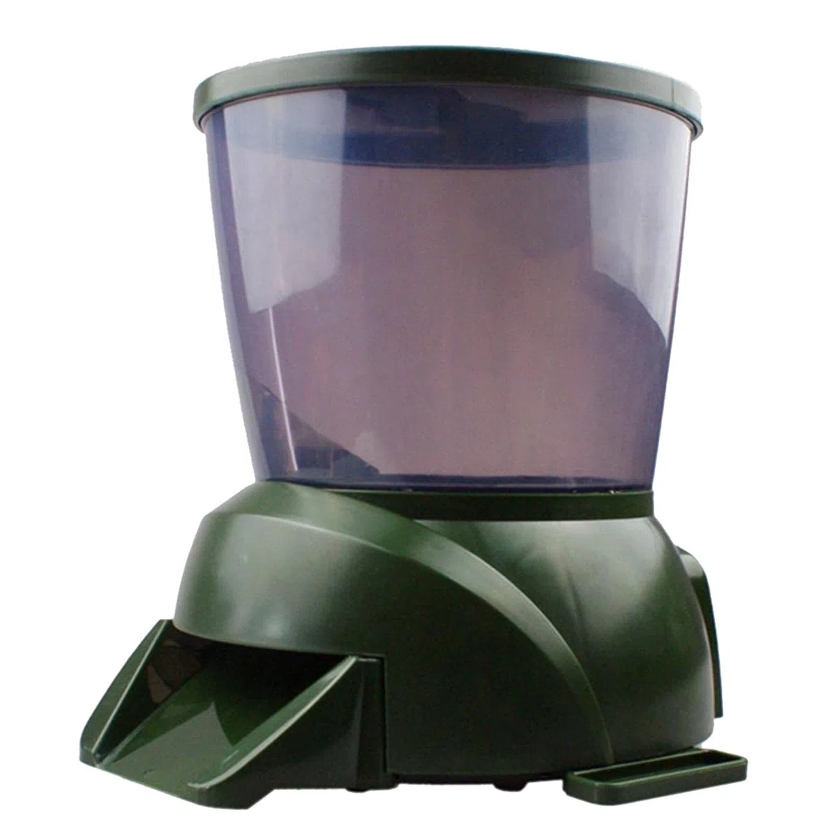 Alimentador Automático de Peces Dispensador Dosificador Acuario Estanque con Botones de Goma Reloj Programación 1 a 90 Días Tanque Desmontable, 4.25L