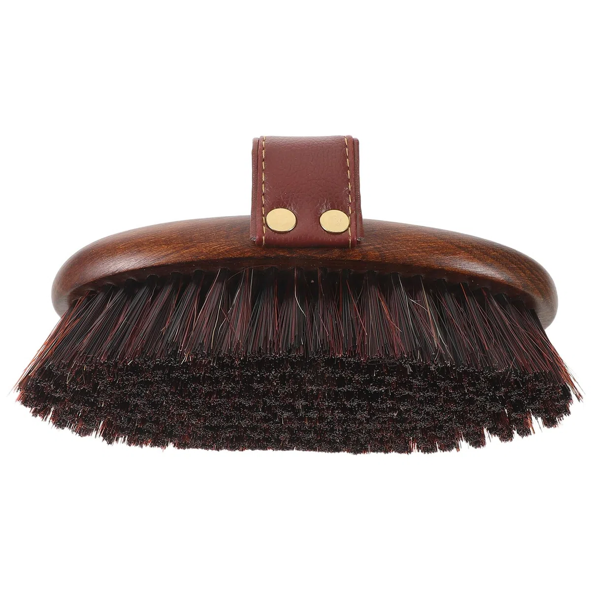 BESPORTBLE Cepillo Cuidado de Caballos con Mango de Madera Ergonómico, Cerdas Rígidas para Limpieza Profunda, Herramienta de Aseo Equino para Patas y Pelaje, Kit de Cepillos Ecuestres