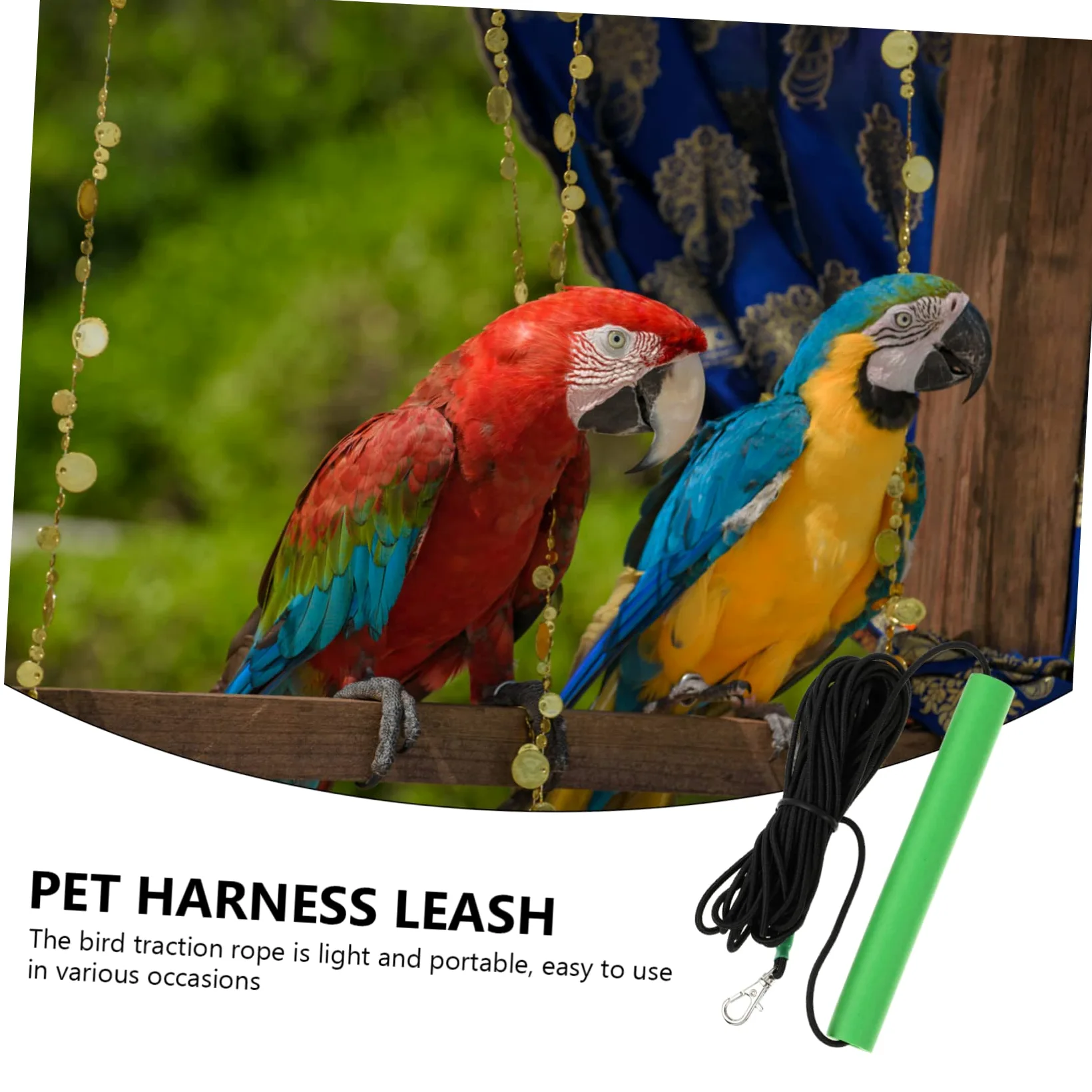 BESPORTBLE 2 Correas De Entrenamiento para Loros Y Pájaros Voladores Ideales para Exteriores.