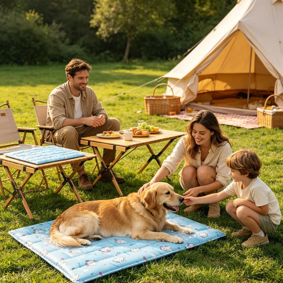 Genérico Cama De Enfriamiento para Mascotas: Lavable Impermeable Engrosado,